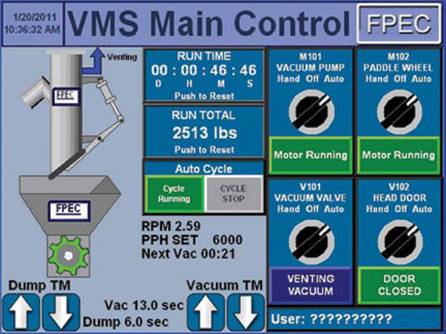 Vacuum Metering System